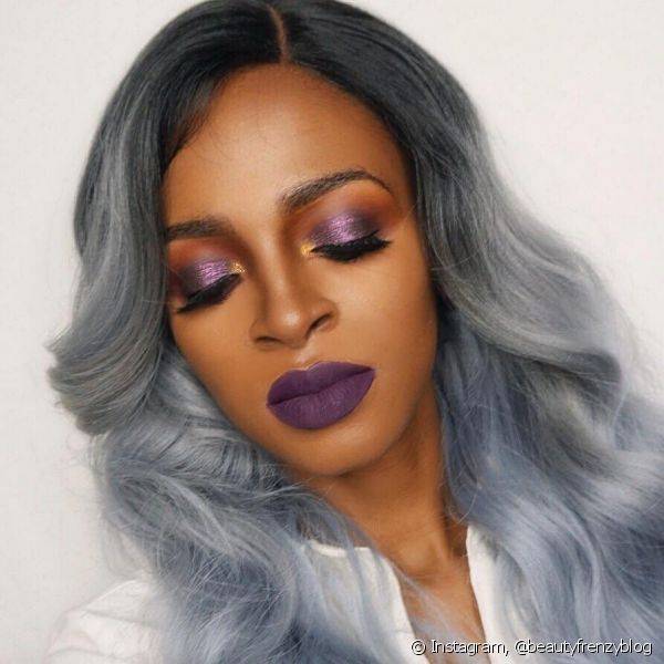 O abtom Ultra Violet valoriza o tom da pele de negras e morenas (Foto: Instagram @beautyfrenzyblog)